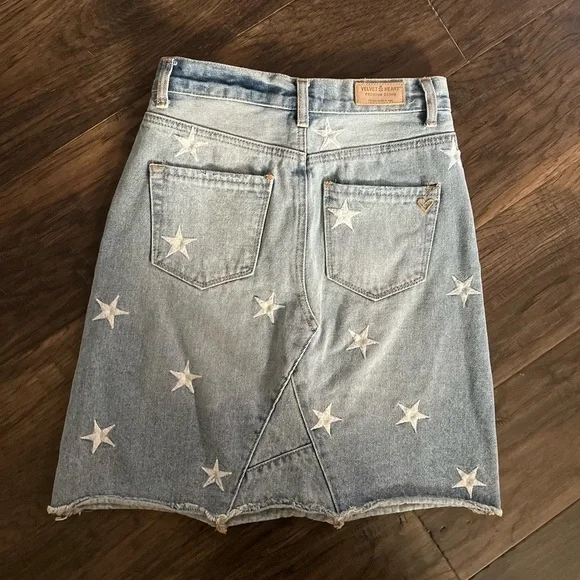 VELVET Heart Yelena Classic Fit Star Skirt vintage! - Picture 9 of 9